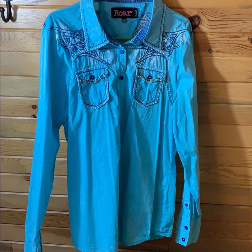 Light Blue button down